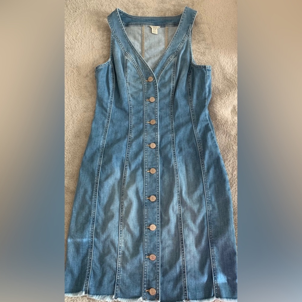 GUESS L.A. Dresses|GUESS Denim High Stretch Bodycon Dress,Color:Blue,Size M,NEW!